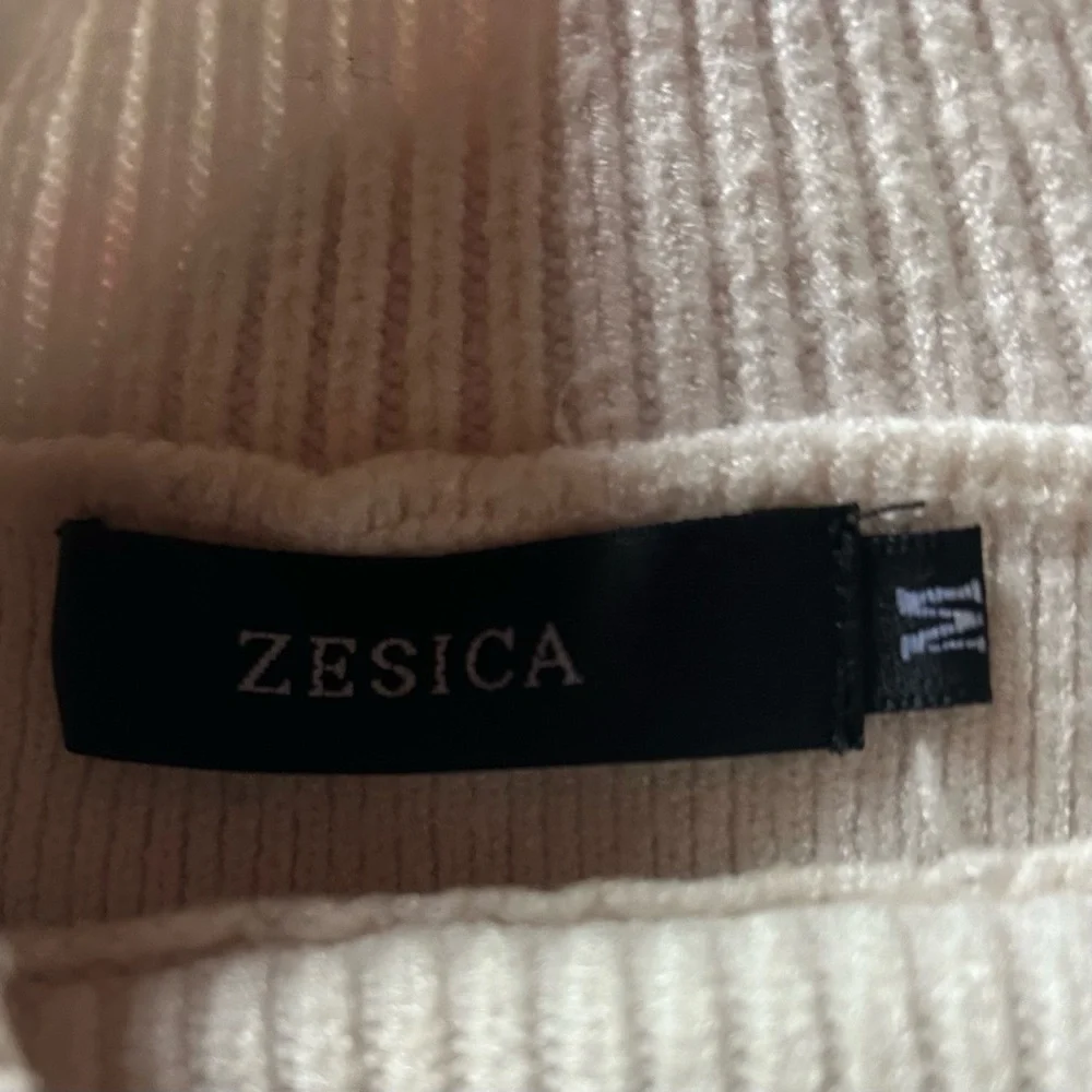 ZESICA Long Sleeve Crew Neck Side Slit Oversized Ribbed‎ Knit Pullover Sweater M
